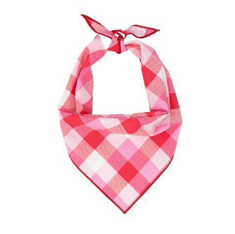 Valentine Plaid Bandana